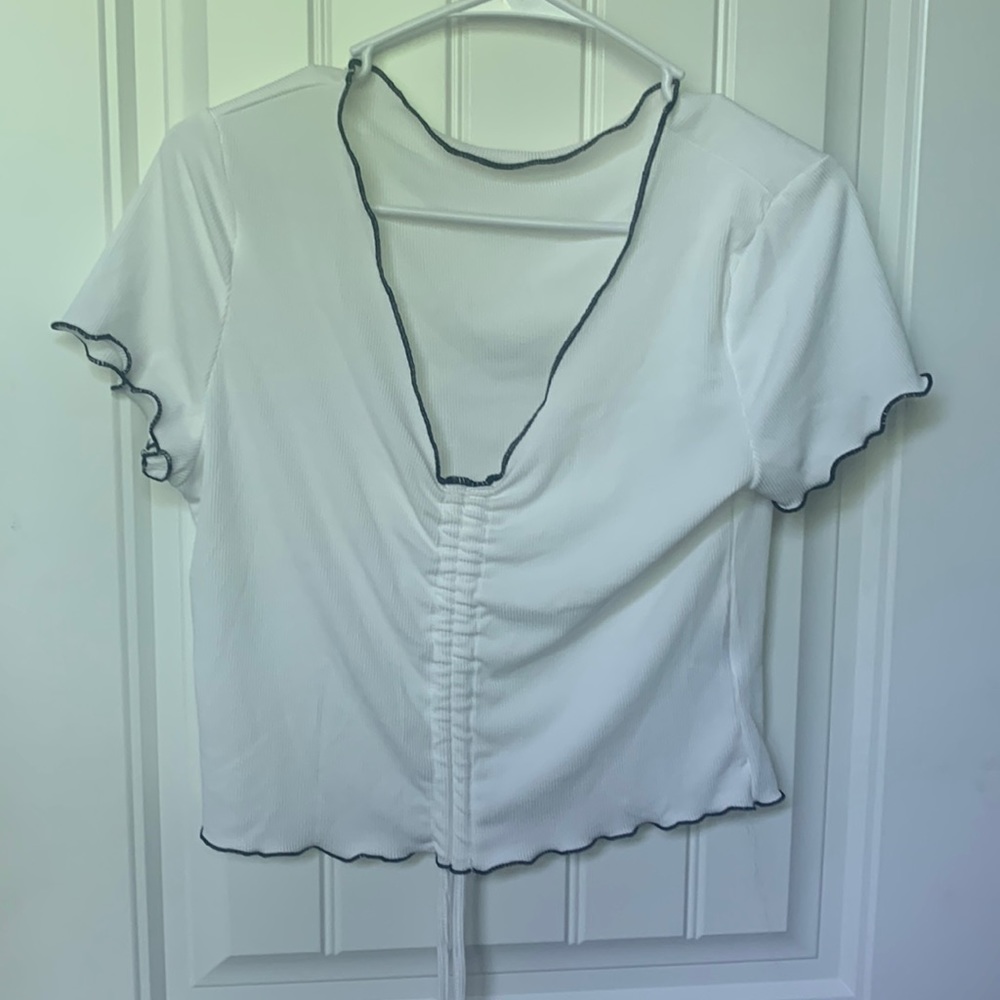White Crop Top